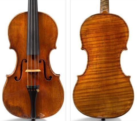 The 1736 ‘del Gesù’ now owned by David Garrett