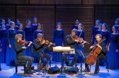 Danish Quartet, Danish National Girls’ Choir. Photo: Richard Termine