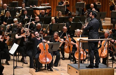 Pablo Ferrández and the RLPO. Photo: Mark Allan