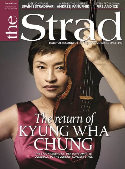The latest issue features violin legend Kyung Wha Chung on her long-awaited comeback to the London concert stage