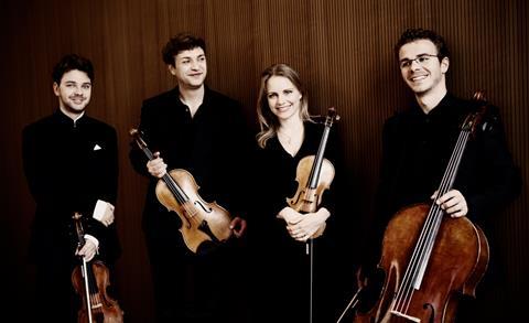 Julia Fischer Quartet. Photo: Irène Zandel