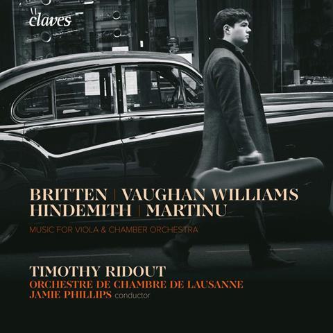 Timothy Ridout: Vaughan Williams, Martinů, Hindemith, Britten
