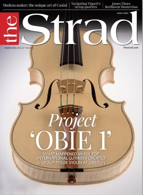What happened when top international luthiers created a group-made violin - Project 'OBIE 1' - at VSA/Oberlin Violin Makers Workshop