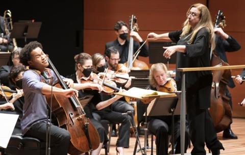 Joy and effusive emotion from  Sheku Kanneh-Mason