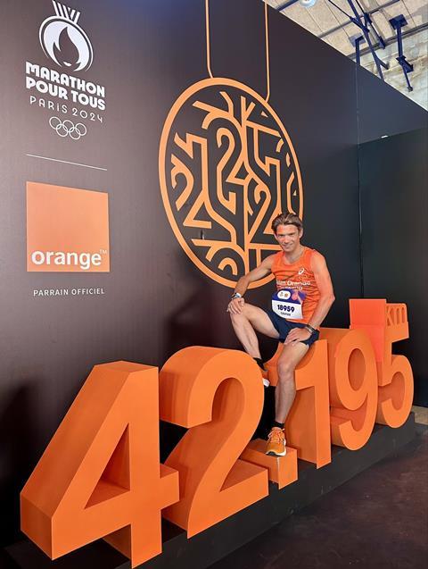 Cellist Gautier Capuçon prepares to run the 2024 Paris Olympics marathon course