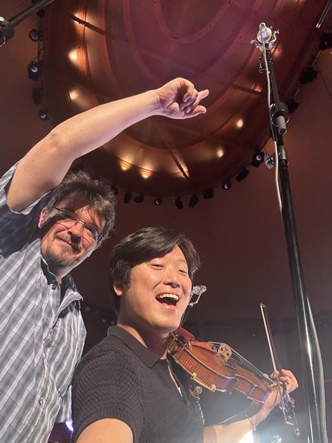 Silas Brown and Siwoo Kim at Concert Hall at Drew May 1, 2025 (hi res)