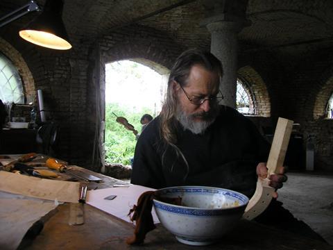 George Stoppani working near Cremona, c.2007. Photo: Bernhard Ritchard