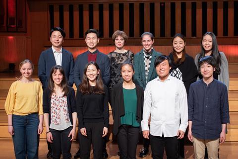 12 finalists Queen Elisabeth Competition 