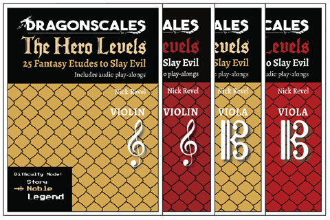 Dragonscales: The Hero Levels: 25 Fantasy Etudes to Slay Evil