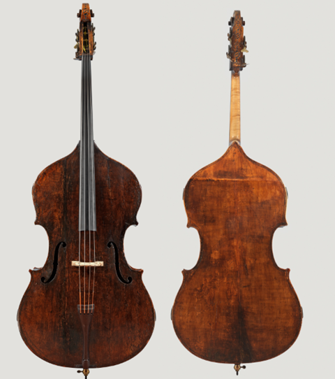 1580c Gasparo da Salo╠Ç double bass