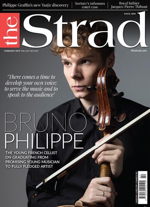 Cellist Bruno Philippe talks gut strings, competitions, and the pros and cons of old and new instruments