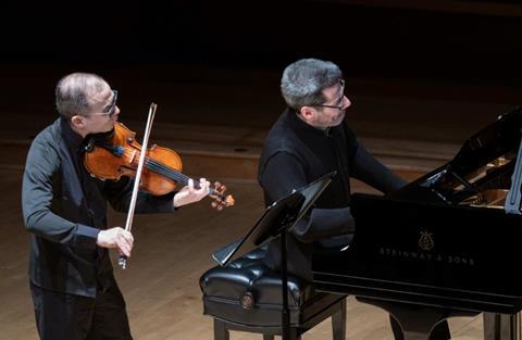 Rapturous Mozart from Mark Steinberg and Jonathan Biss. Photo: A.R. Brown