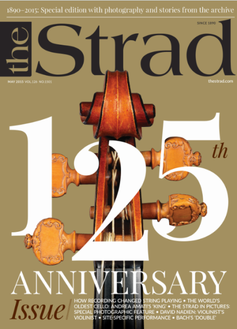 Our 125th birthday issue includes features on how recording changed string playing and the Amati 'King' cello