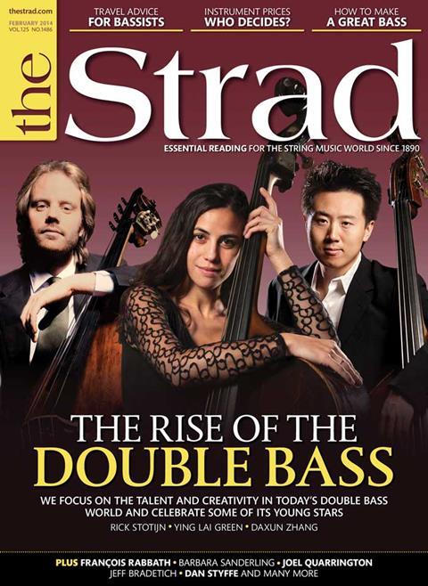 Double bass issue celebrates the talent and creativity in today's double bass world