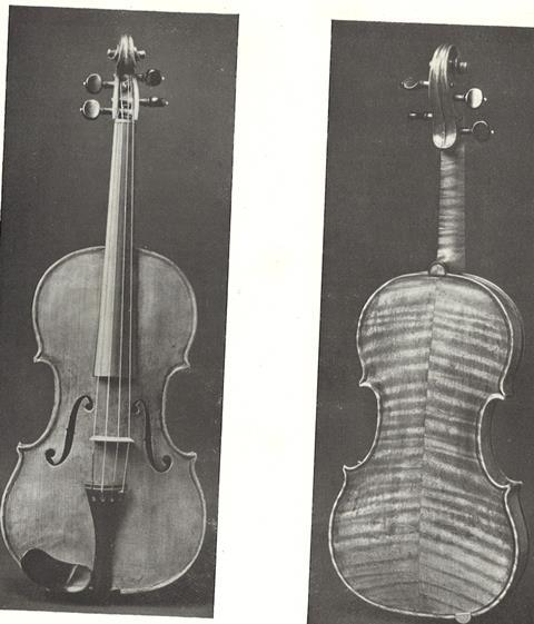 Joseph guarnerius store violin