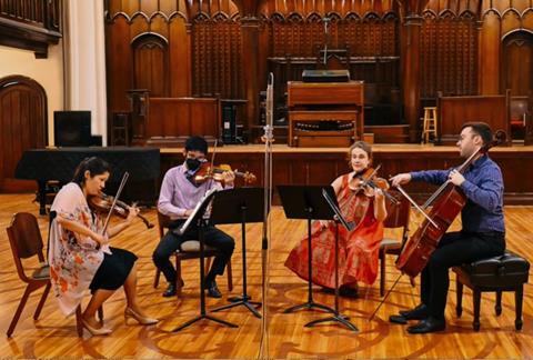 A thrilling showcase of Carrillo from the Momenta Quartet