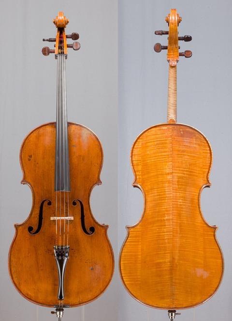 1696 Hendrik Jacobs cello