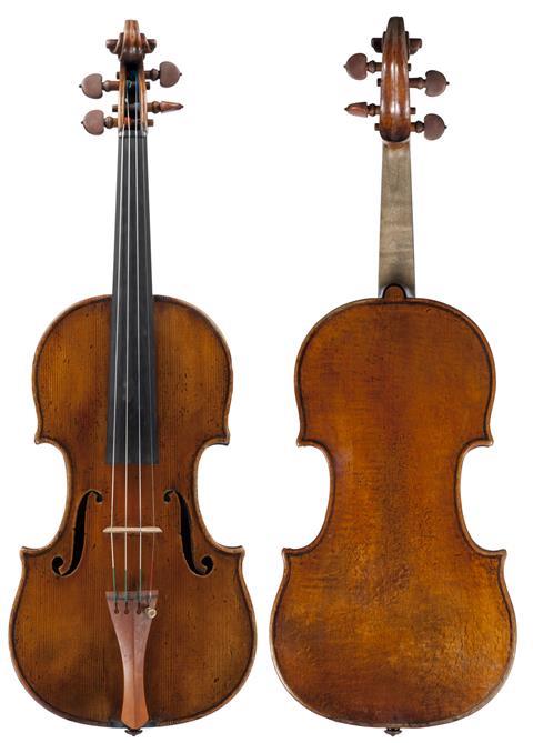 1750c Michelangelo Bergonzi violin