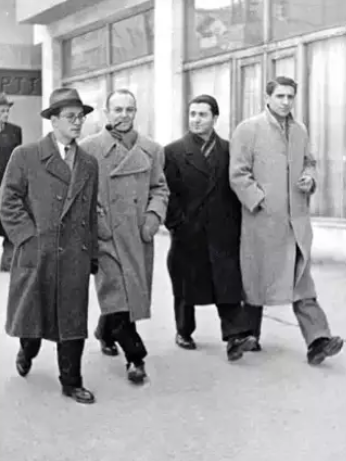 Usmanbaş - 1940 Ankara Conservatory with Bülent Arel, Eftal Dölen, İlhan Usmanbaş, Nevit Kodallı