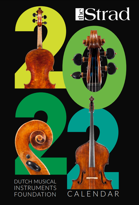 The Strad Calendar 2022 - Cover