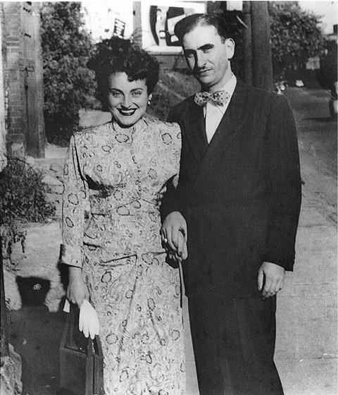 Katherine and George Horvath, taken in Toronto in 1950