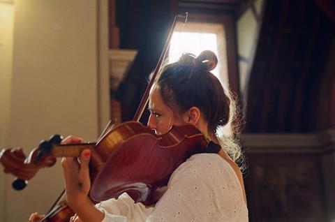 Luba Tunnicliffe during the recording
