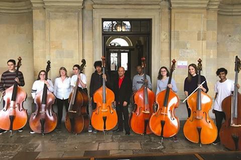 Leon Bosch with Trinity Laban students in 2019