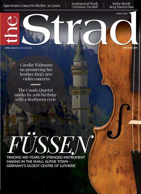In a German-themed issue, we look at the instrument making traditions of Füssen and talk to violinist Carolin Widmann