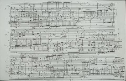 Zwischen - III excerpt - manuscript - color1