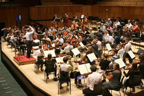 Fulham Symphony Orchestra at RFH in 2011 Ken Butcher