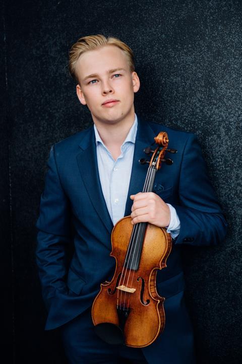 Violinist Ludvig Gudim
