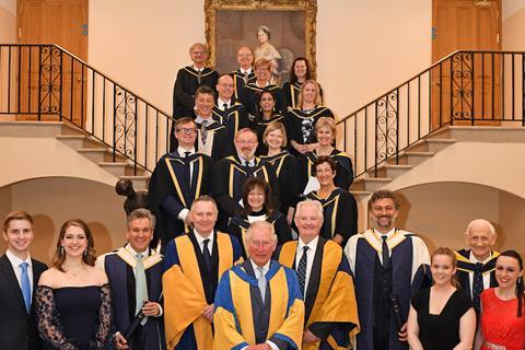 HRH The Prince of Wales with this year's honorands and prize winners