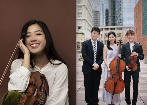 Violinist Claire Wells and Trio Azura