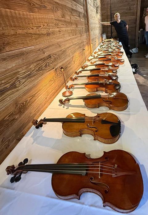 David Garrett and the 26 Cremonese violins 1