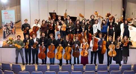 Winners of the German Musical Instrument Fund competition. Photo: David Ausserhofer