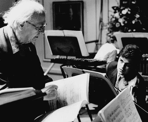 Working with Olivier Messiaen at the RAM 1986 pc Suzi Maeder