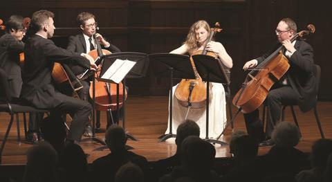 Classics reconsidered: the Sakura cello ensemble drew on a rich heritage of repertoire at the festival