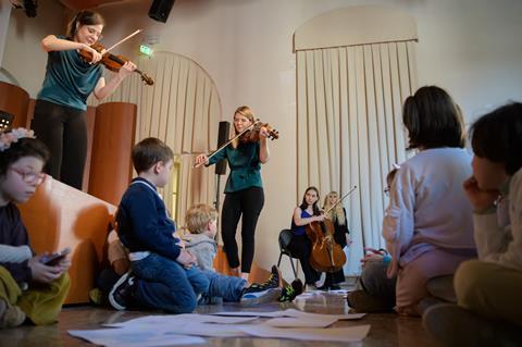 Antarja Quartet at Casa della Musica, Parma