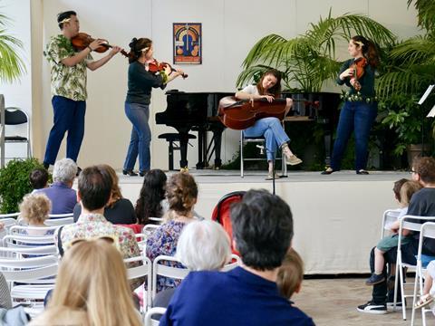 Amai Quartet Concert at Festival de l'Orangerie, Paris