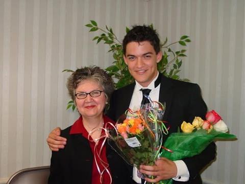 Stephen with Dr. Marilyn Seelman in 2006