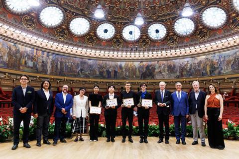Winners and jury. Cello Final of the 2026 Enescu Competition
