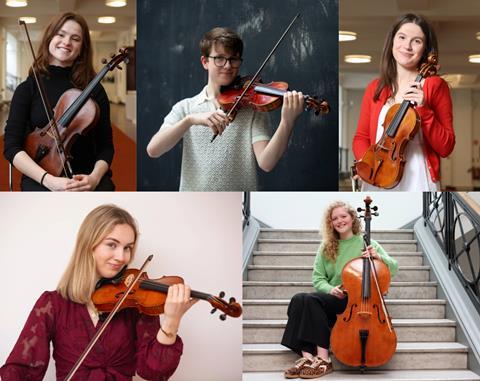 Eve Quigley, Evan Lawrence, Anna Mitchell, Aoibhín Keogh Daley and Kate O’Shea