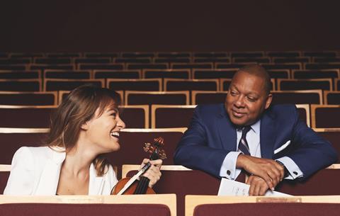 Nicola Benedetti and Wynton Marsalis, credit Jake Turney 01