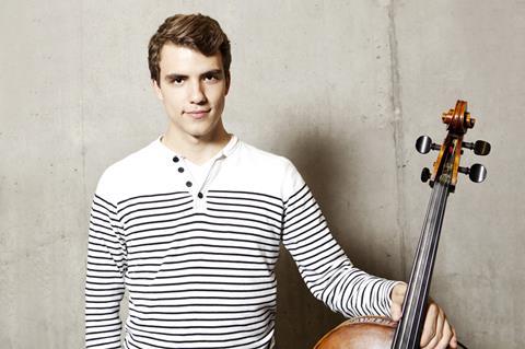 Cellist Anton Spronk photographed by Sarah Wijzenbeek