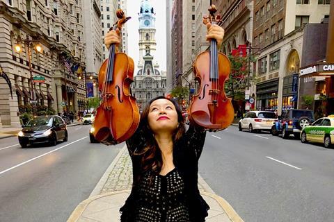 Winning violist Luosha Fang photographed in Philadelphia by Donald Alison