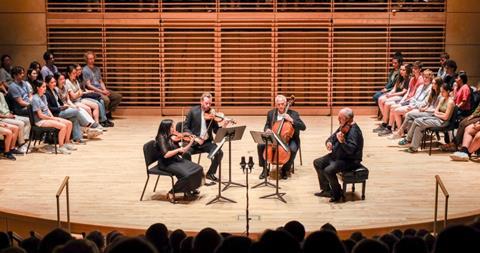 Intense Shostakovich and a sensitive masterclass from the Pacifica Quartet