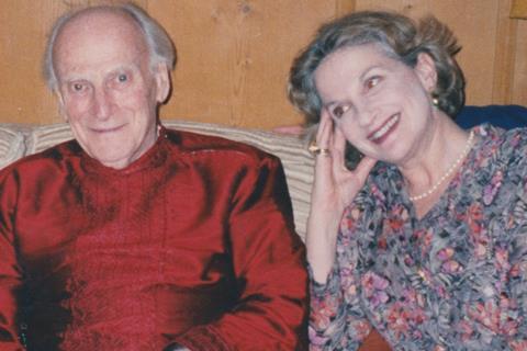 Yehudi Menuhin & Zamira in Gstaad 1996