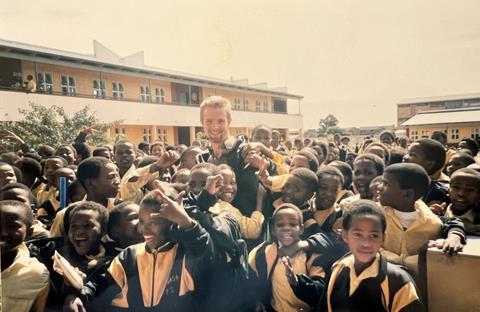 1999 South Africa on tour with Wolfram Christ directing the Sydney Conservatorium Chamber Orchestra