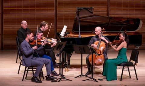 A class act from the Dover Quartet and Leif Ove Andsnes. Photo: Richard Termine