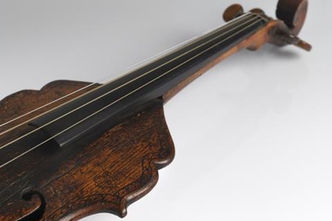 Violin without sides possibly the bassano family of venice and london